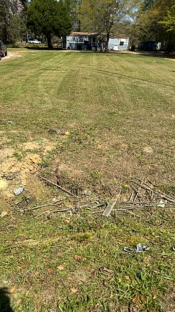 Cleared lot after cleanup